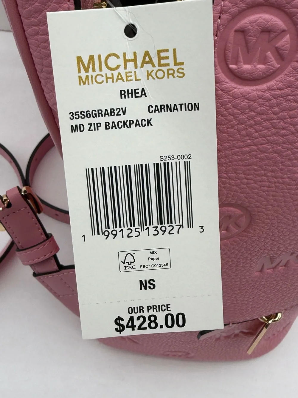 Michael Kors RHEA Medium Backpack - Picture 13 of 14